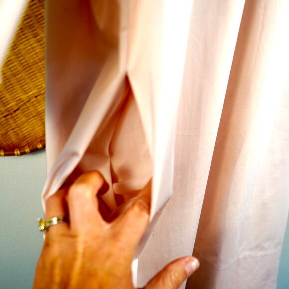 COS Long Sleeve Open Back Dress Pink Women Size 12 - Picture 4 of 7